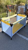 Reisebett klappbar blau gelb gebraucht