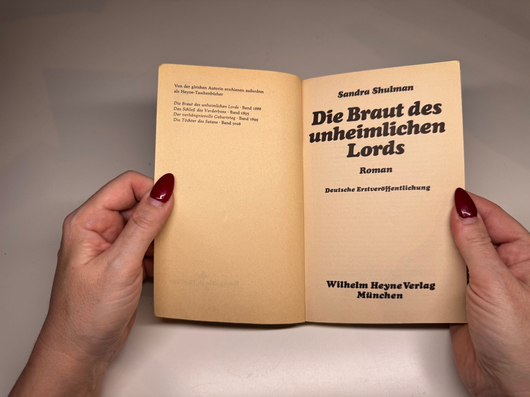 Libri: ROMAN: Sandra Shulman, Die Braut des unheimlichen Lords – Usato da Grosswangen venduto da Deutsche_Romane 3