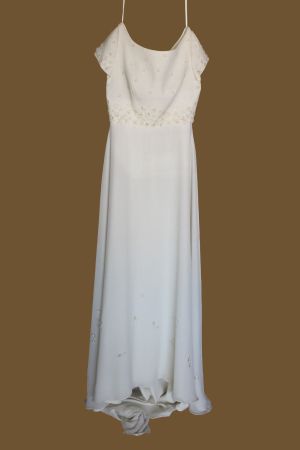 Robe de mariée blanche ivoire - Taille 42