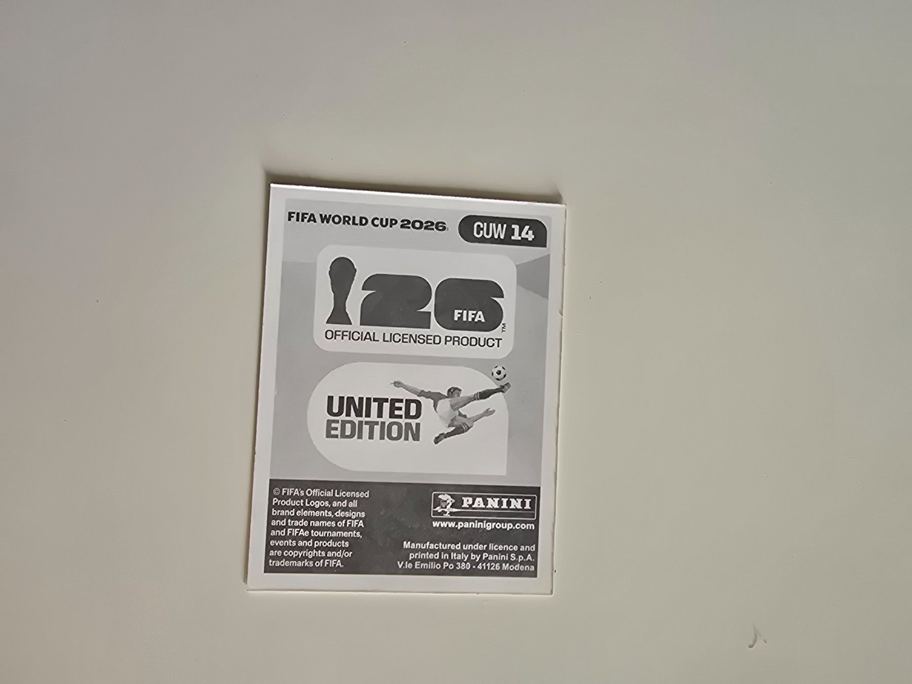 Panini Carte collezionabili: Panini WM 26 - CUW 14 – Nuovo (secondo la descrizione) da Tennwil venduto da mal_2fhf 1