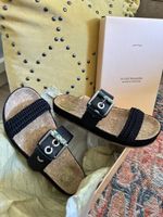 50% off OP! MAISON SCOTCH leather slides, 38, worn once!