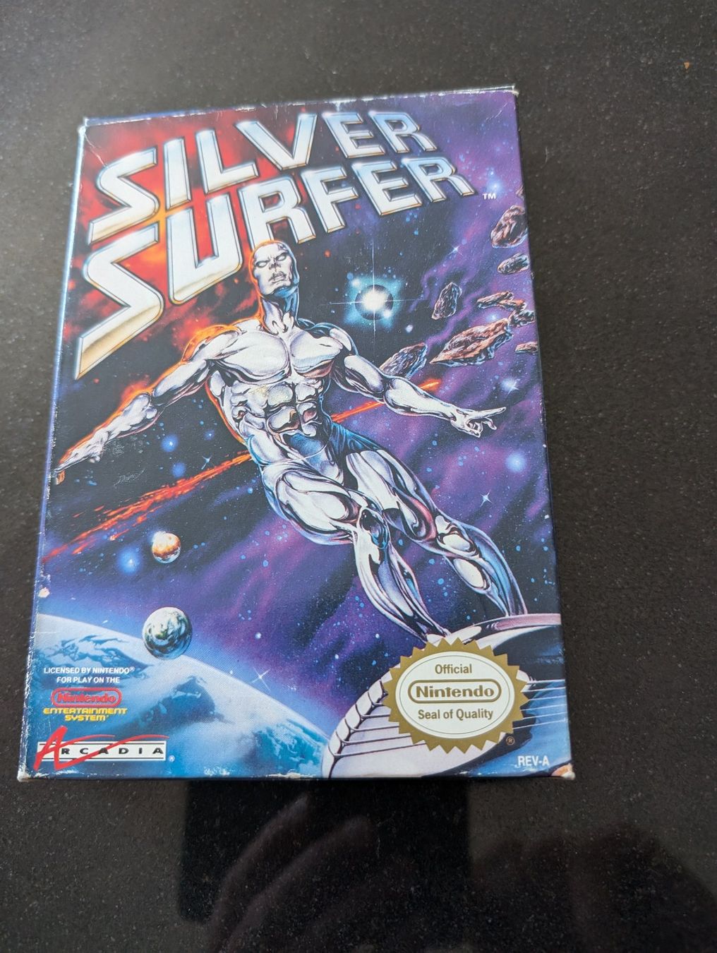 Nintendo Giochi: SILVER SURFER (USA) - NINTENDO NES – Usato da Spiegel b. Bern venduto da Natix