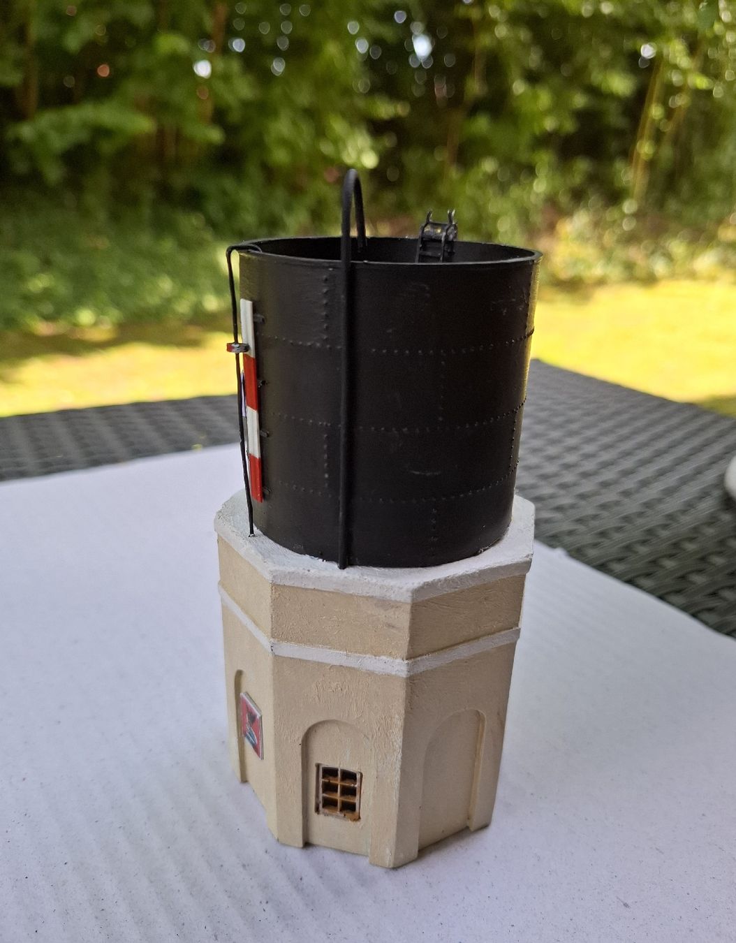 Kit di modellismo & Modellini statici: Eigenbau Wasserturm H0/H0m/H0e, ca 15 cm hoch.  – Usato da Zuchwil venduto da Efiutz 4