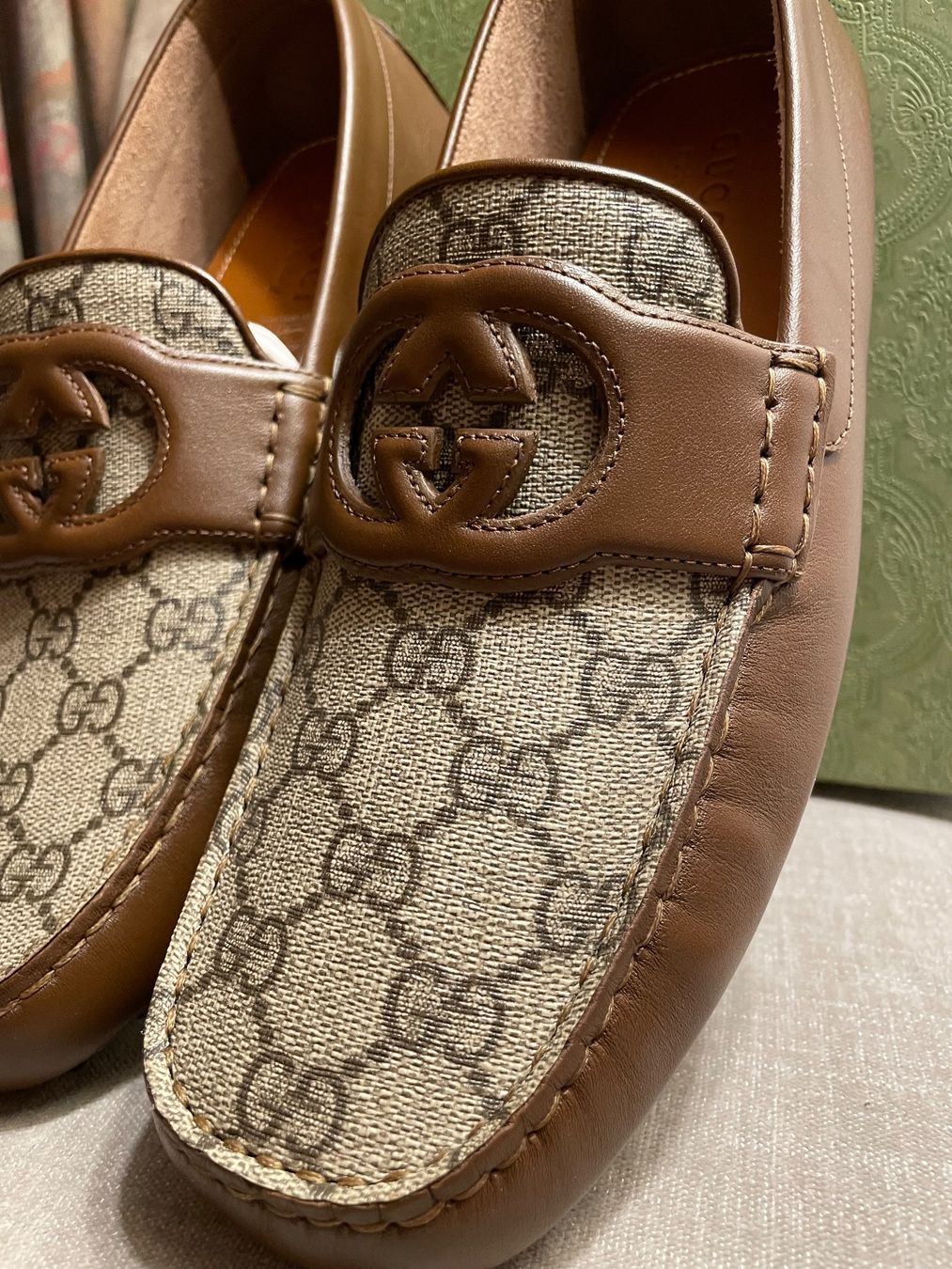Gucci Scarpe da uomo: Gucci Supreme Moccasin – Nuovo e nell'imballaggio originale da Davos Dorf venduto da Juszy-Shop 4