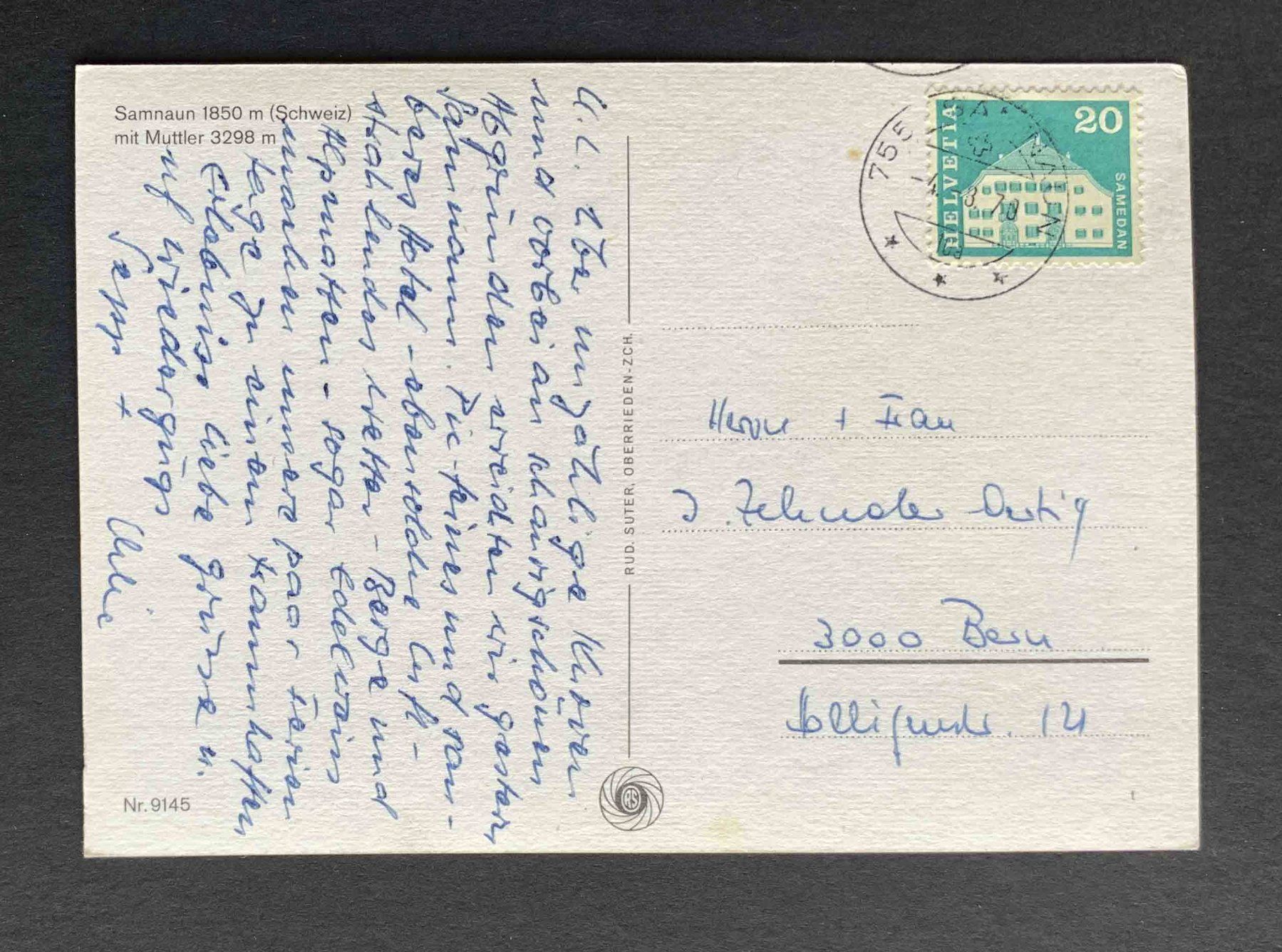 Cartes postales: AK Samnaun mit Muttler – D'occasion à Goldau par artelier1 1