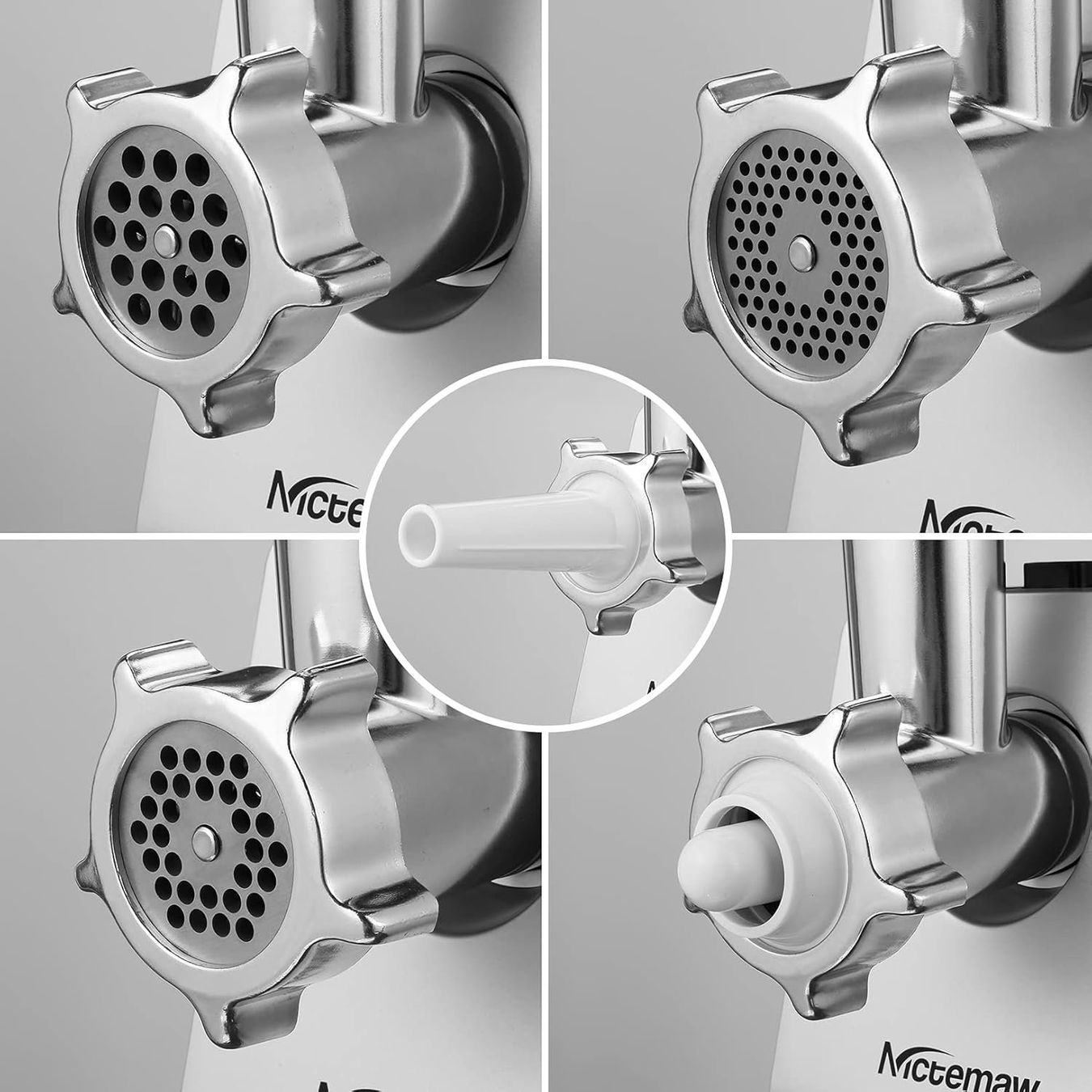 Elettrodomestici da cucina: Elektrischer Fleischwolf 2 in1 Edelstahl Wurstmaschine 2000W – Nuovo e nell'imballaggio originale da Fislisbach venduto da IboTrade 9