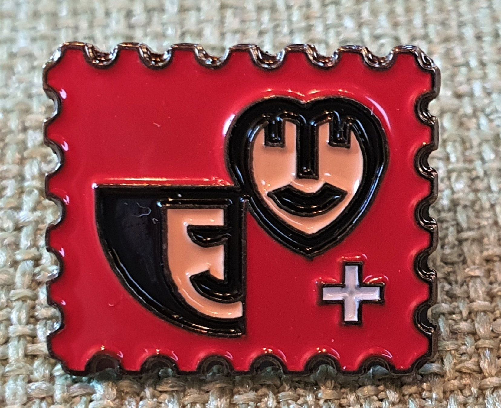 Pins: A765 - Pin Jugend - Komitée Briefmarke – Gebraucht aus Reinach BL von Boston-Verkauf