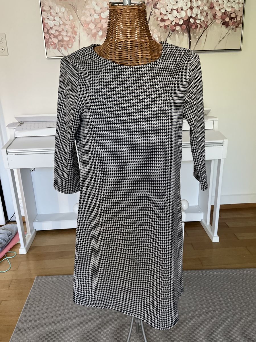 Only Vestiti: Schönes Kleid im Hahnentrittmuster, Only, S – Usato da Solothurn venduto da Bobesch08