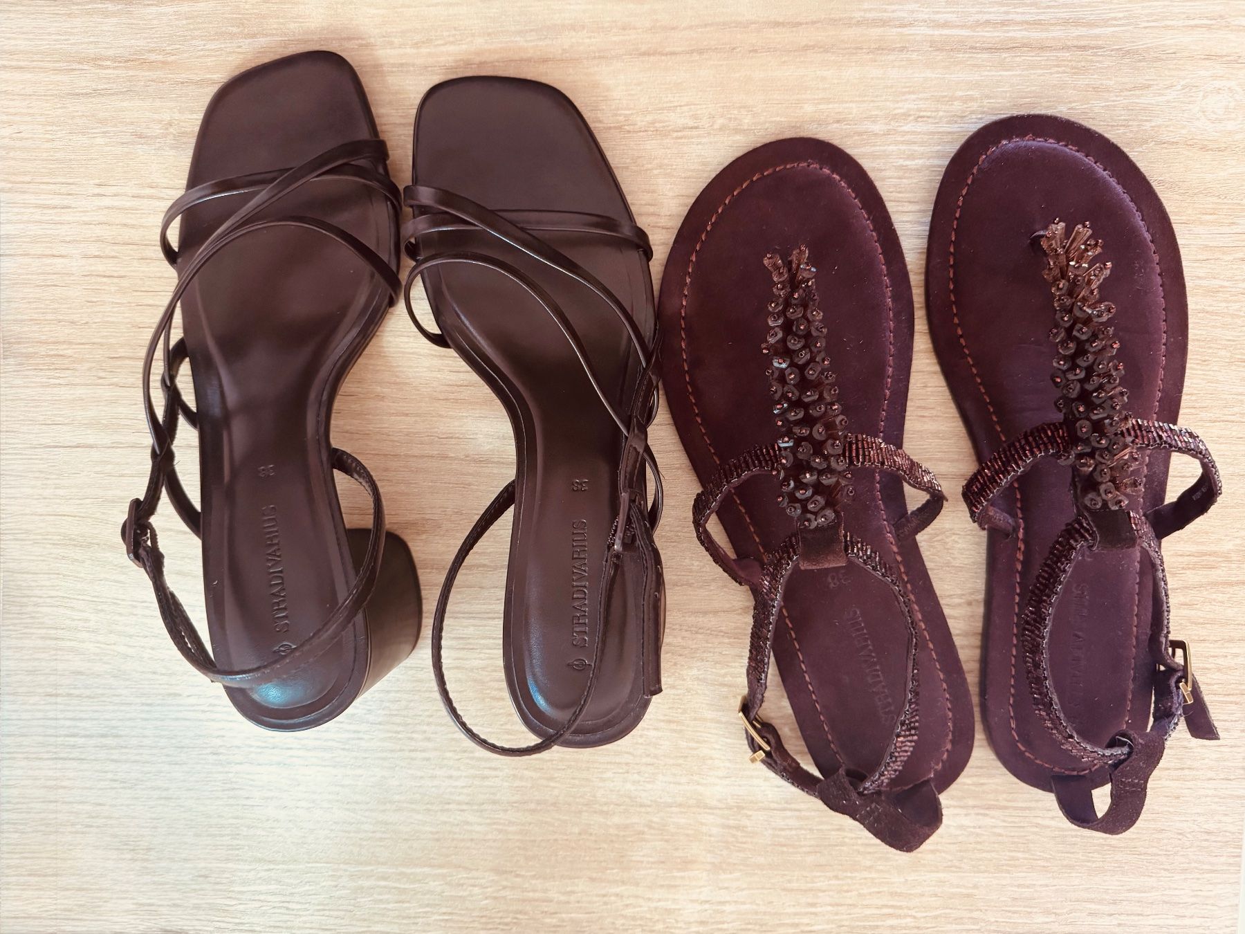 Stradivarius Scarpe da donna: 2 Paar NEUE Sandalen Gr. 38 - – Nuovo (secondo la descrizione) da Bözen venduto da Paulina89