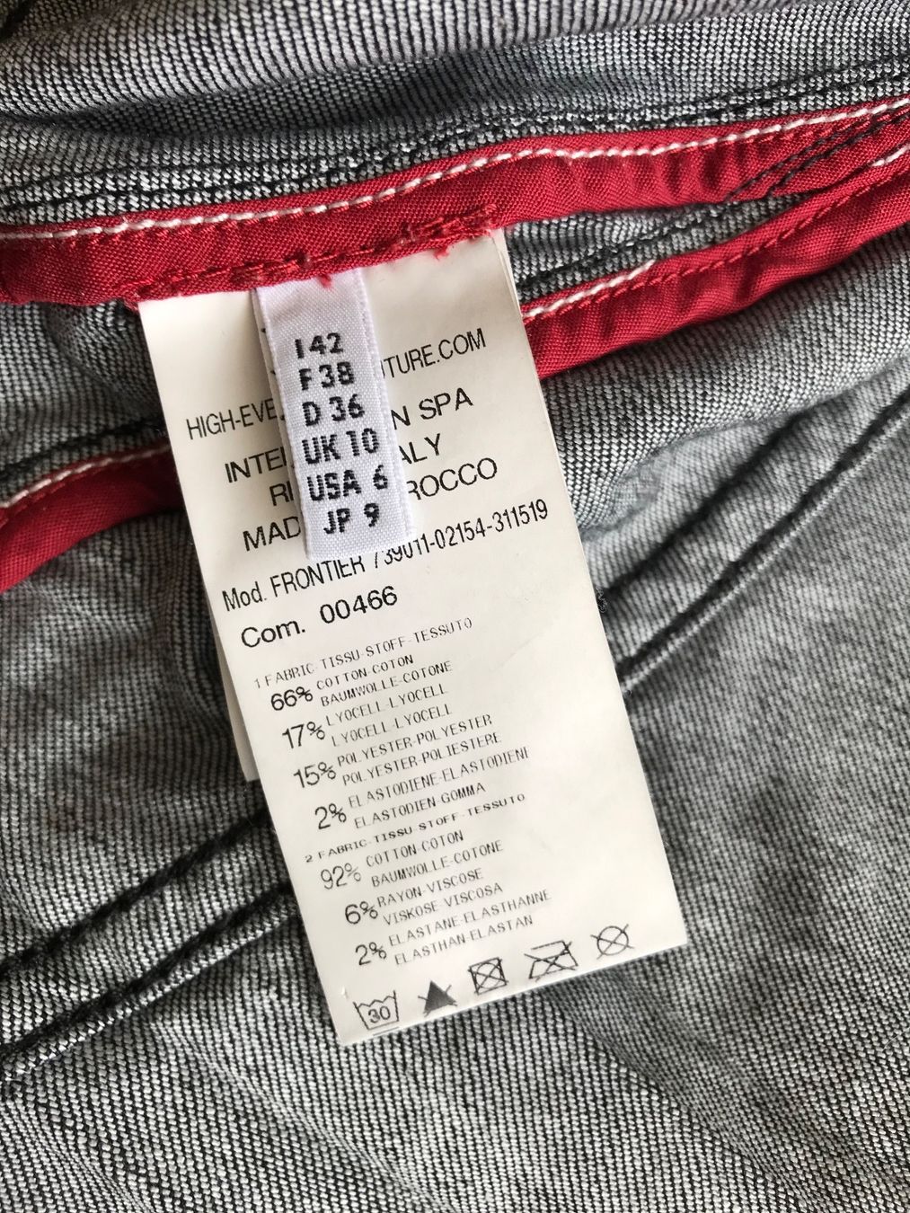 Giacche: Veste jeans HIGH, Taille 36-38, gris noir – Usato da Morges venduto da sandy069 5