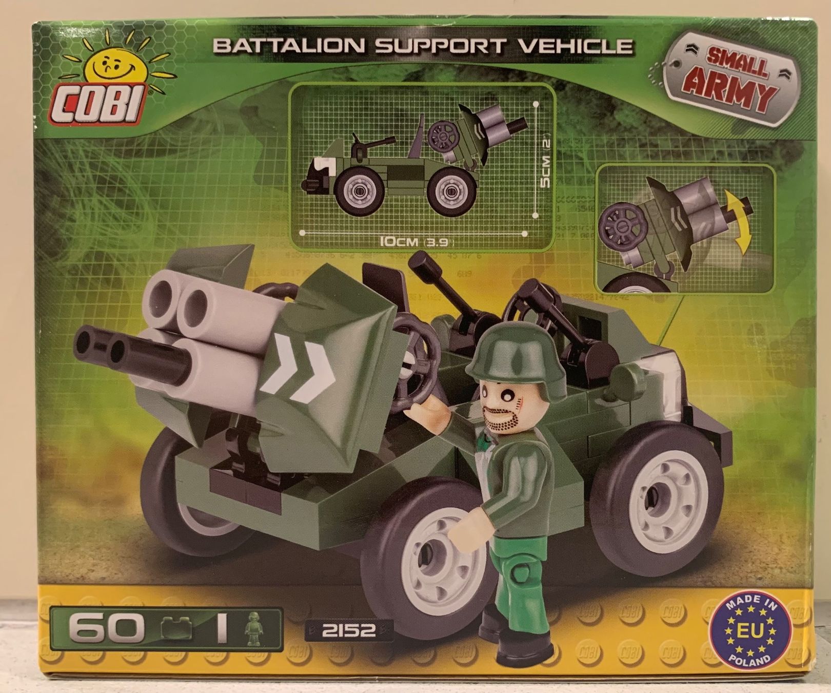 Cobi Kit di costruzioni: Cobi 2152 Battalion Support Vehicle Small Army – Nuovo e nell'imballaggio originale da Samstagern venduto da Msharki