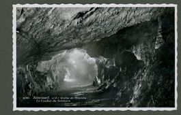 AK sw Boncourt JU Grottes Milandre,Couloir du Solitaire≈1940