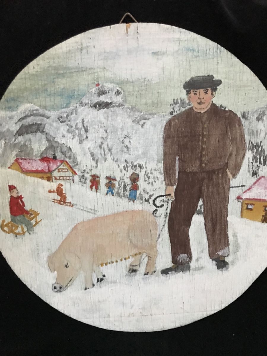 Dipinti: Appenzeller Bauernmalerei Bödeli – Usato da Wolfhalden venduto da SecondAntique 1