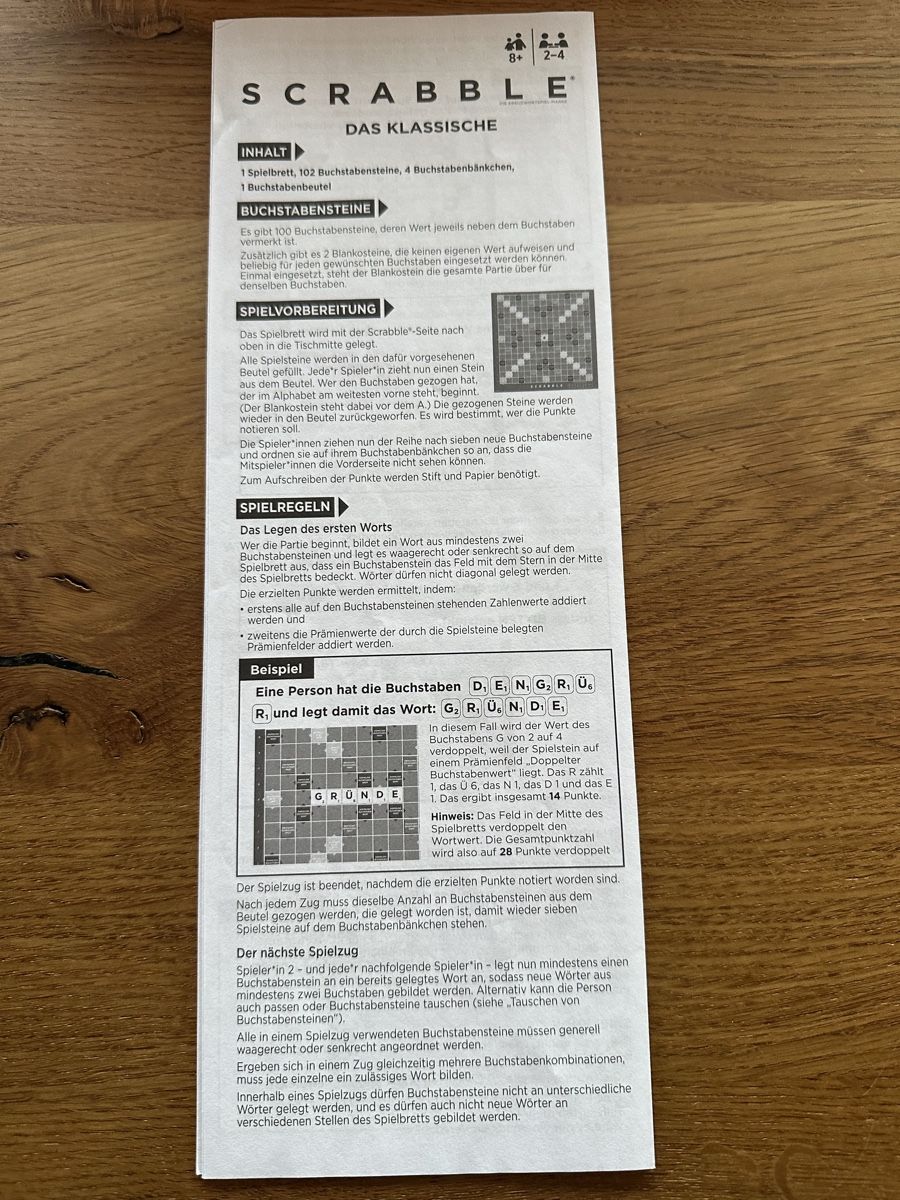 Spiele: Scrabbel - klassisch und Team-Variante – Gebraucht aus Ottikon von lo99 4