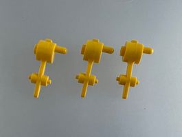 Drei LEGO Schalthebel für Eisenbahn Weiche