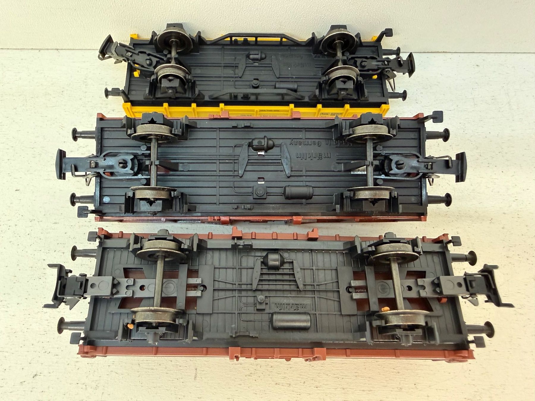 Märklin Trains électriques: Märklin 4471, 4431, 00761 Güterwagen - Set der DB – D'occasion à Büsserach par ModellbahnDepot 6