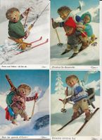 4 AK Mecki im Winter