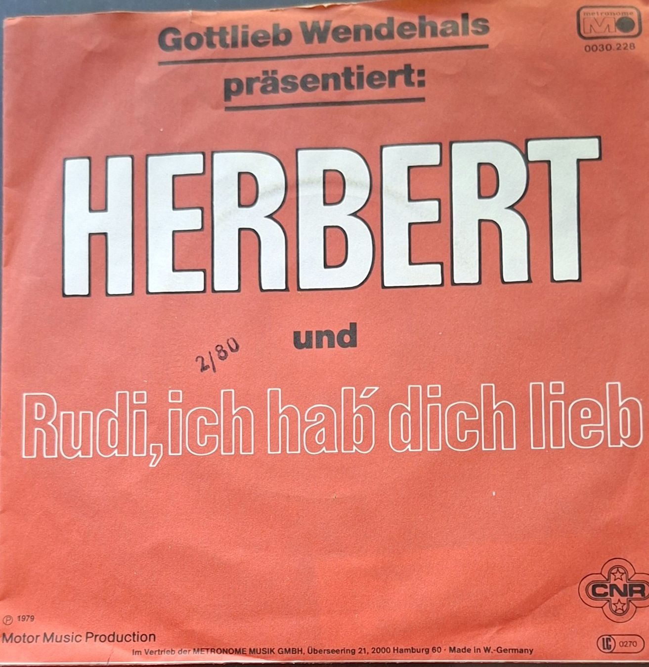 Dischi in vinile: Vinyl-Single Gottlieb Wendehals - Herbert – Usato da Langenthal venduto da Modo39