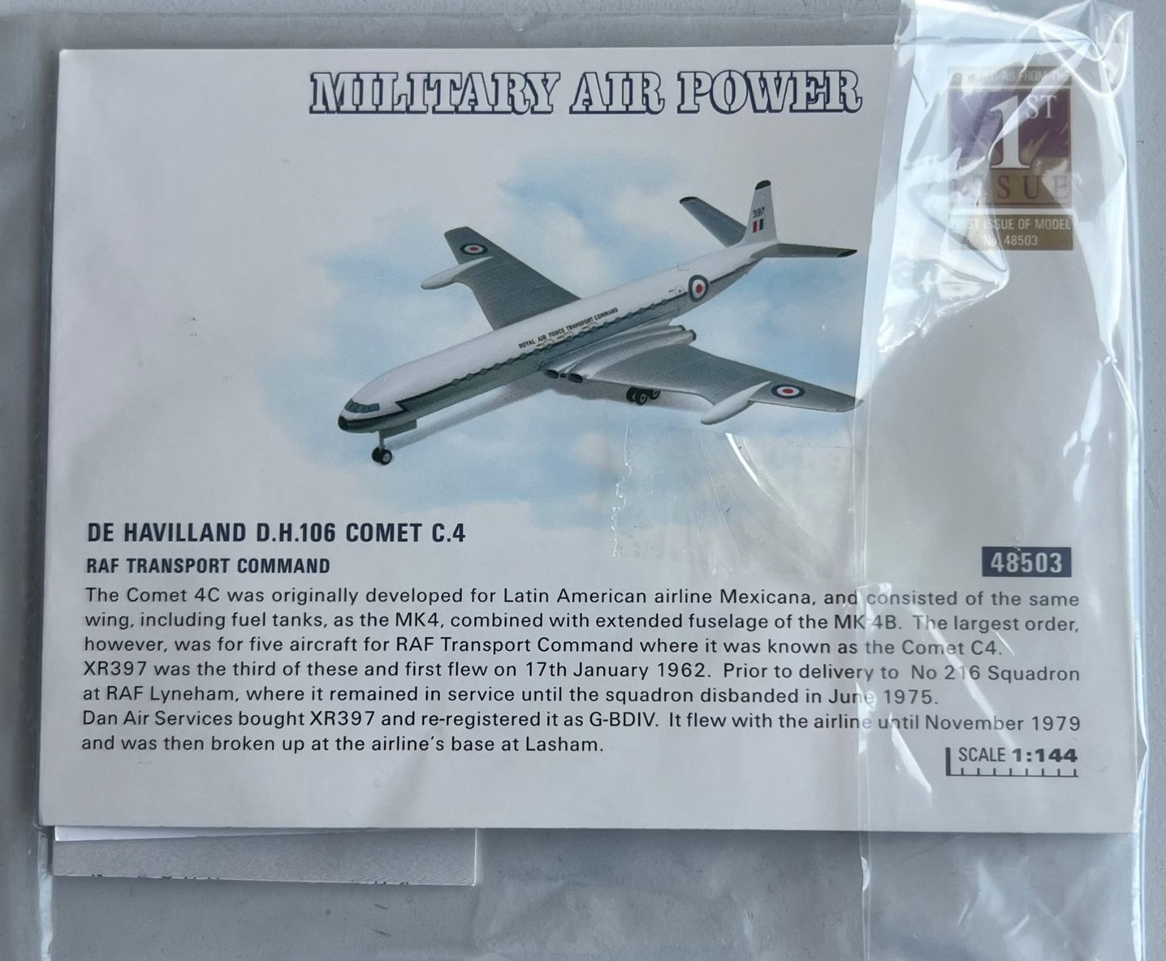 Corgi Toys Modellbausätze & Standmodelle: Corgi 48503 D H Comet C 4 RAF Command – Neu und originalverpackt aus Laufen von ric_9vmm 3