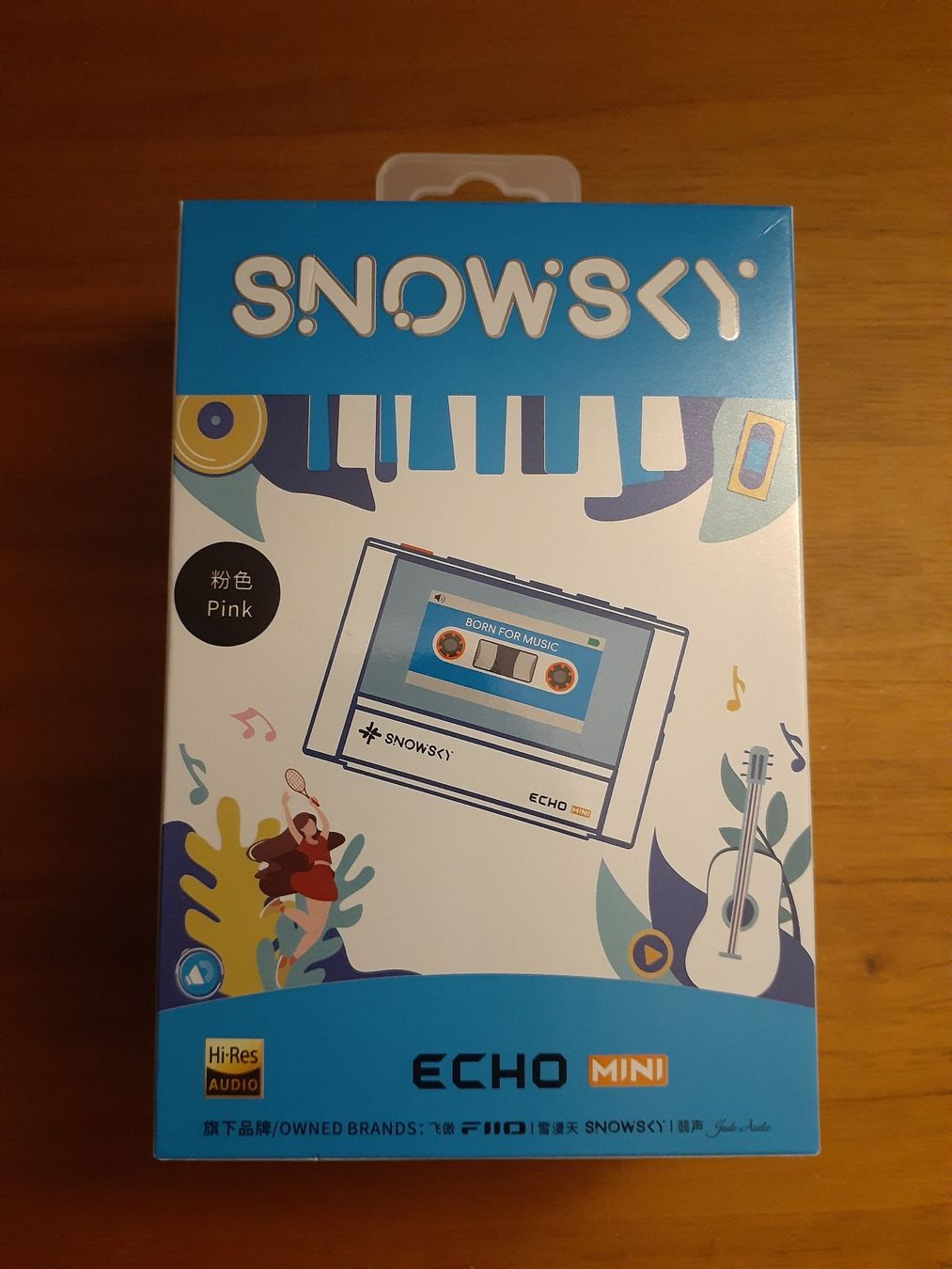 Lettore multimediale portatile: FiiO Snowsky ECHO Mini Rose Lecteur MP3 Bluetooth Retro – Nuovo e nell'imballaggio originale da Lausanne venduto da rho_h68s
