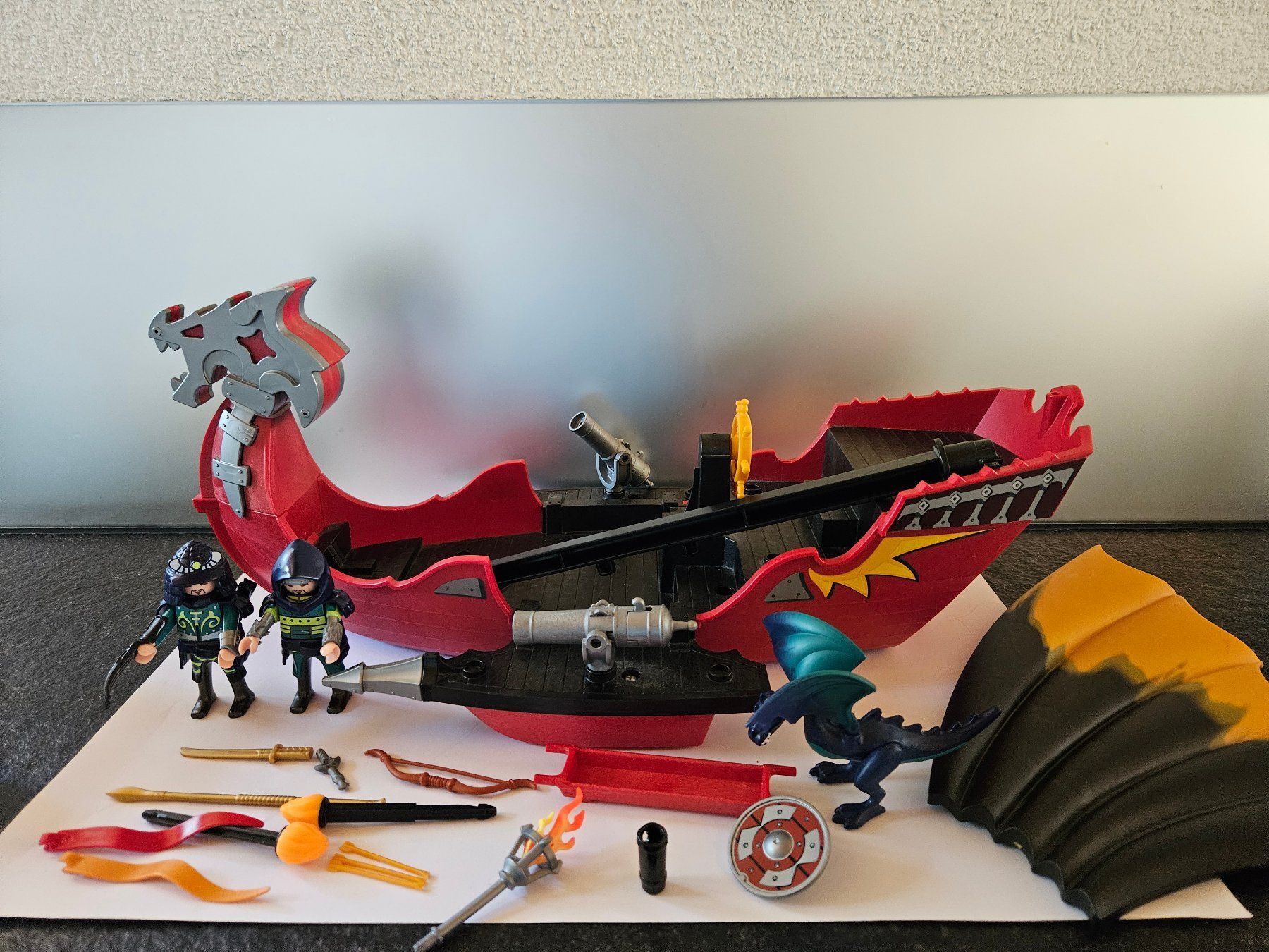 Playmobil Giocattoli: Playmobil 5481 Drachen Kampfschiff – Usato da Gontenschwil venduto da regentag 2