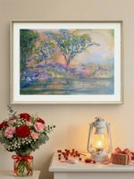 Originalgemälde auf Leinwandbord 60x80 cm,  Impressiomism