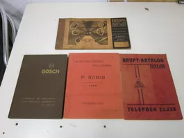 BOSCH HELLA Antik Catalogue Pièce Vintage Auto Oldtimer