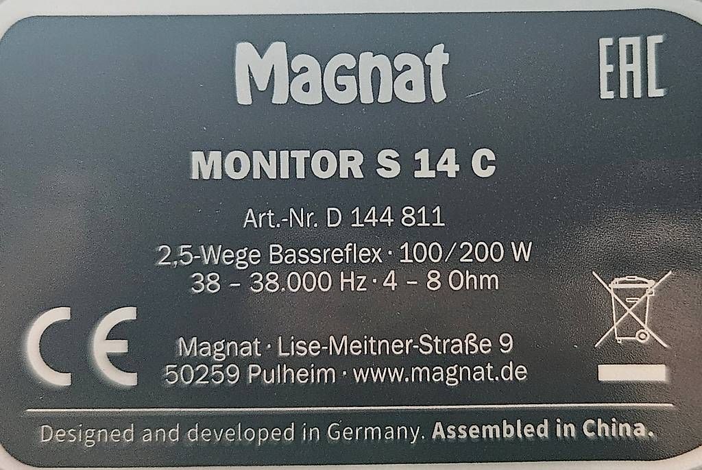 Casse acustiche: Magnat Center Lautsprecher – Nuovo e nell'imballaggio originale da Frenkendorf venduto da Frenken_limp 2