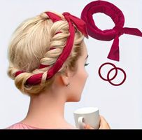 Bigodino senza calore per capelli lunghi