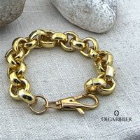 Statement Armband Edelstahl 14 mm