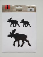 Aufkleber Set Norwegen Elch - Neu & Original !