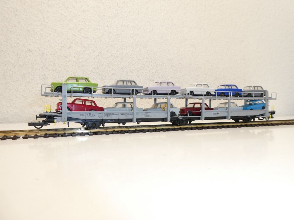 Roco 4x Autotransportwagen Laes goth SBB (Art. 46631) (Gebraucht) in Meggen für CHF 133 - mit