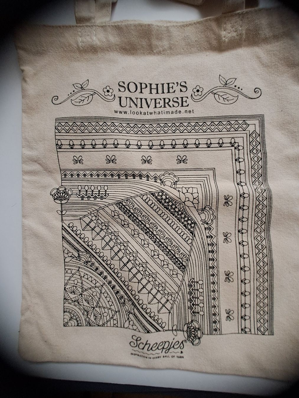 Taschen: Stofftasche Scheepjes Sophies Universe – Neu (gemäss Beschreibung) aus Glashütten von Schwebefisch