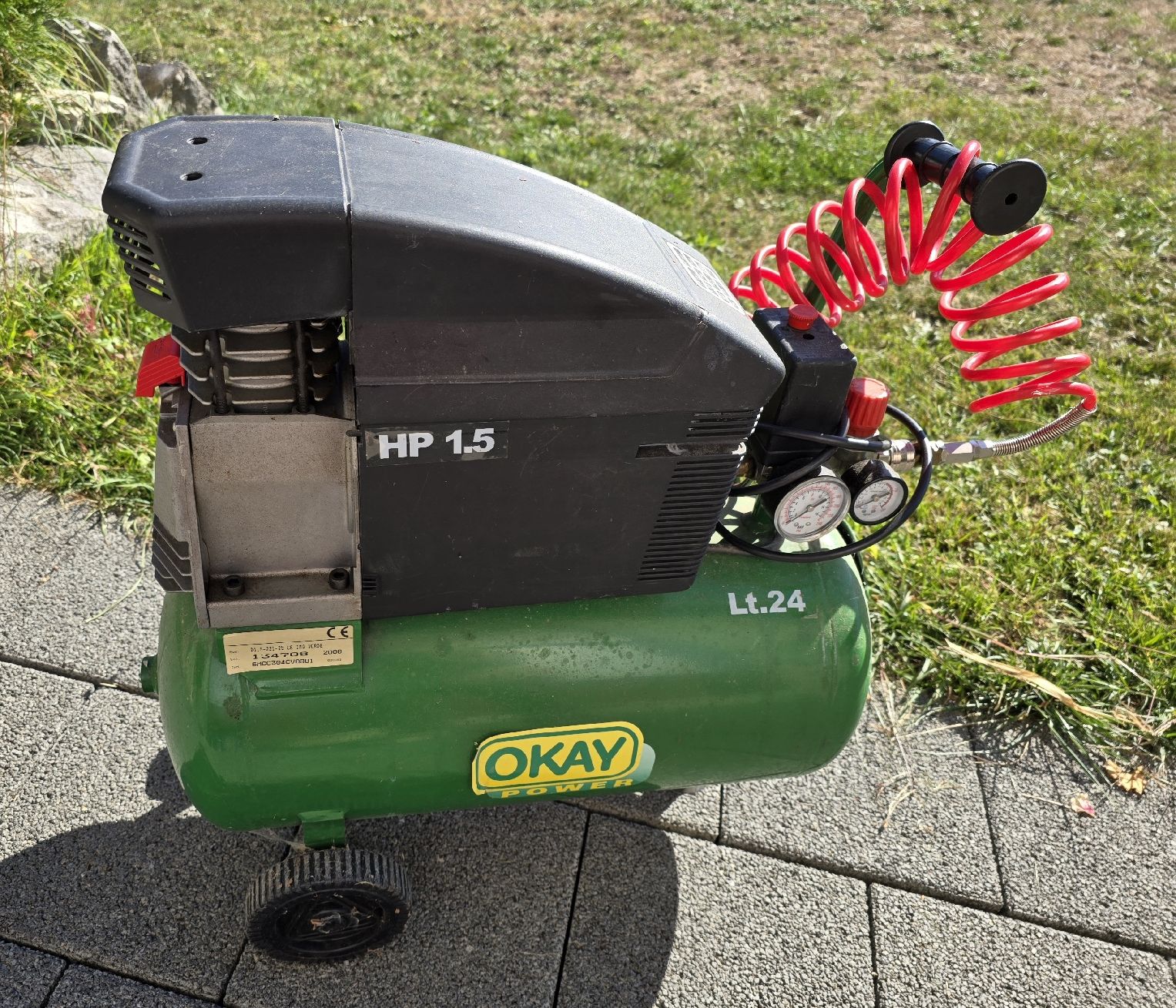 Compressori: Kompressor Okay Power 24 Liter 1.1 kW 1.5 PS gebraucht – Usato da Walkringen venduto da Vanuca 6