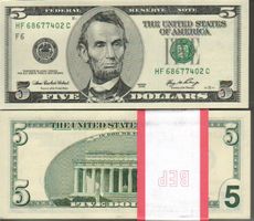 5 Dollar 2006  unz bankfrisch