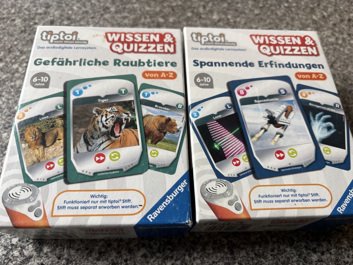 Tiptoi Jeux: TIP TOI karten  – D'occasion à Herzogenbuchsee par warrior77 1