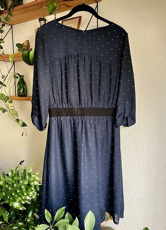 Vestiti: blaues Polka Dot Kleid , S – Usato da Zürich venduto da eis_yx9q