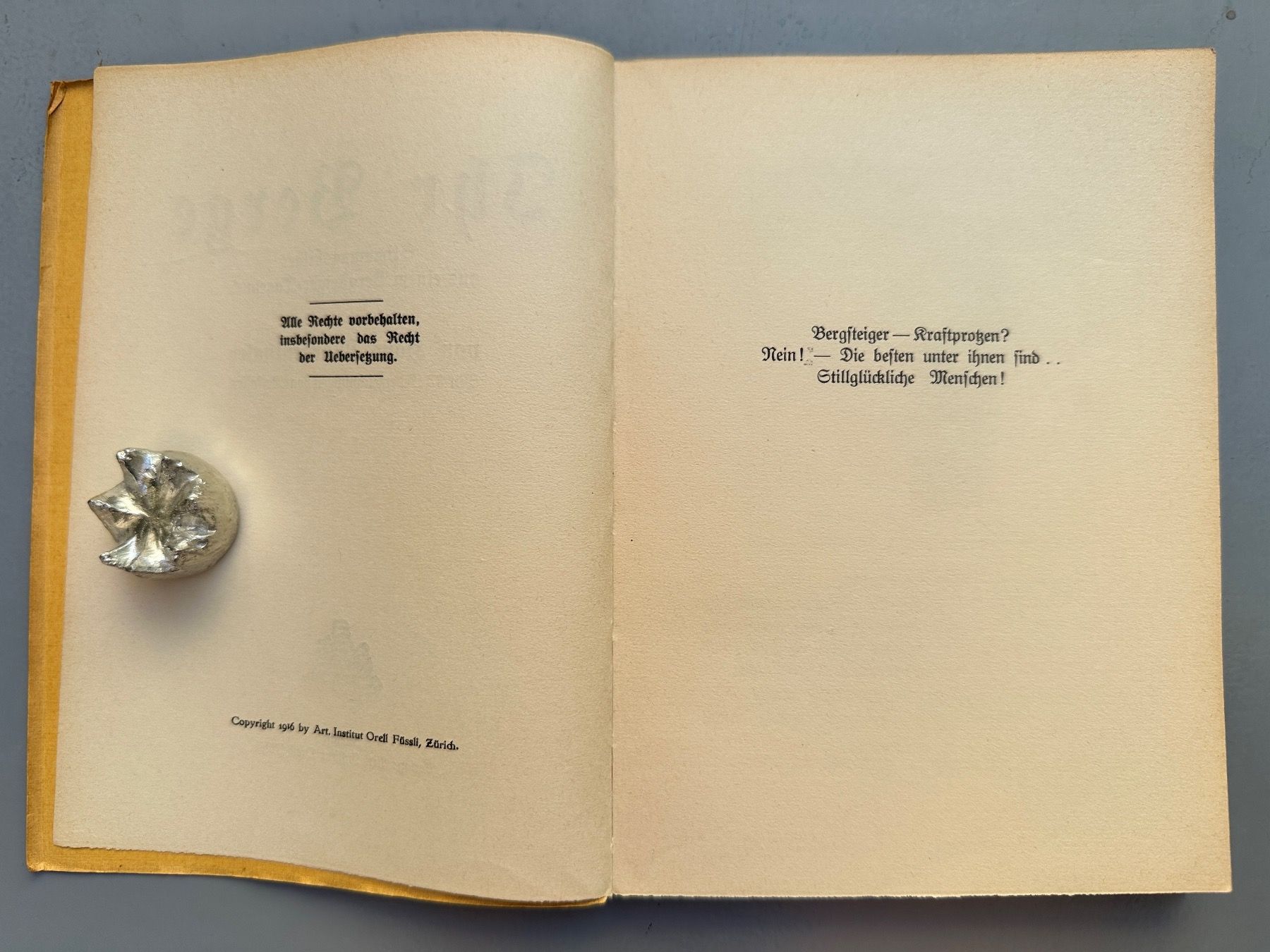 Libri: Hans Morgenthaler: Ihr Berge – Usato da Zürich venduto da allp 2