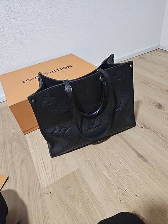 Sac louis vuitton on the go GM noir