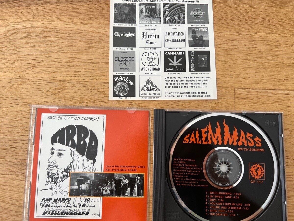 CDs: Salem Mass - Witch Burning / CD - 1. US-Press. on CD 1998 – Gebraucht aus Gais von soundcave57 2
