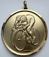 Grosse Velosport Medaille Radfahrer Bahnrennen Schweiz