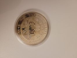 Europa 1998 10 Euro versilberte Medaille PP in Schutzhülse
