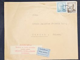 CL25 Enveloppe + Timbre Tchécoslovaquie 1946