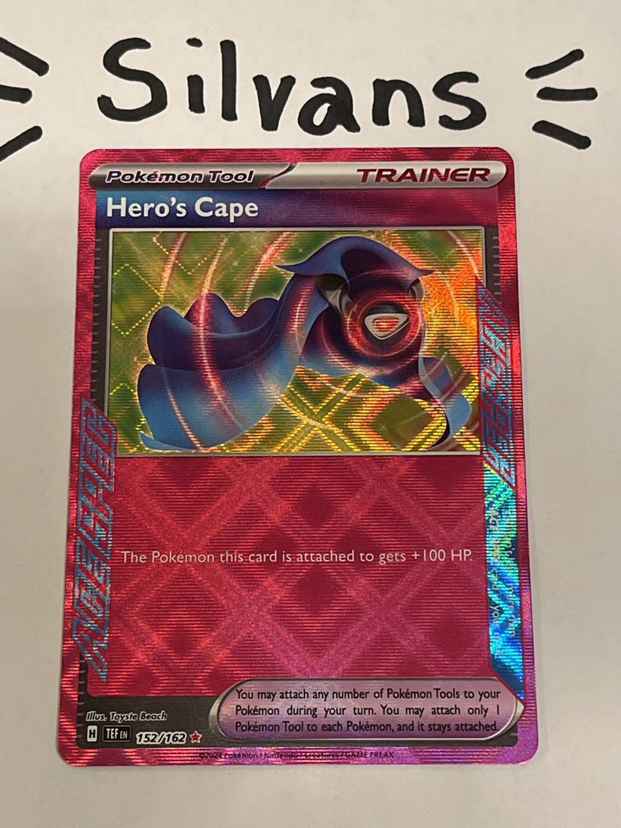 Pokémon Carte collezionabili: Hero‘s Cape ACE Spec 152/162 Temporal Forces Englisch – Nuovo (secondo la descrizione) da Wil SG venduto da Silvans