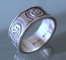 Taxco Mexico Silber 925 Sonnenring Fingerring Gr. 61