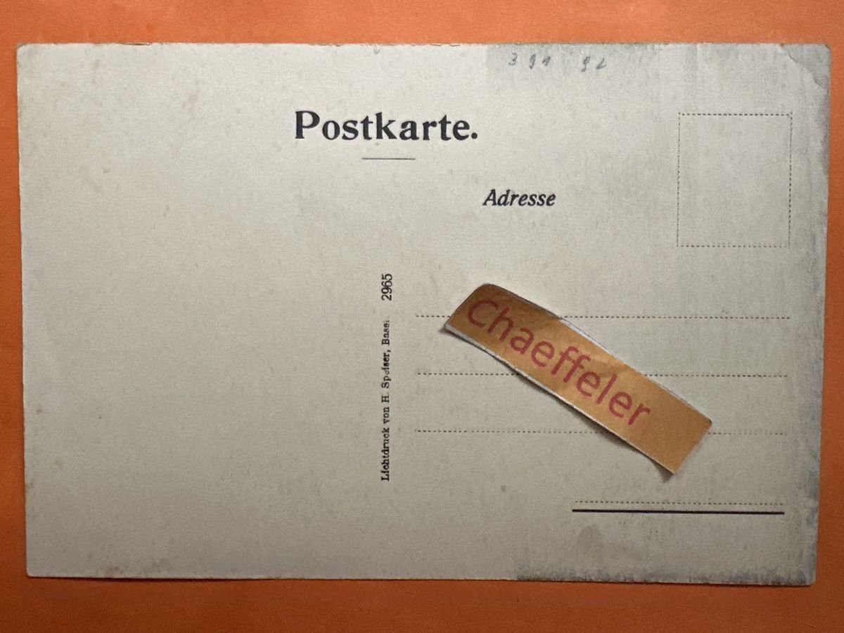 Ansichtskarten: Benken.   – Gebraucht aus Zürich von Chaeffeler 1