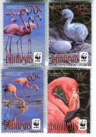 Briefmarken "Flamingo". Bahamas.