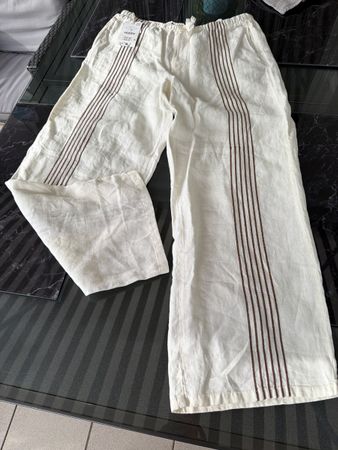 Zara Leinen-Hose Neu (L)