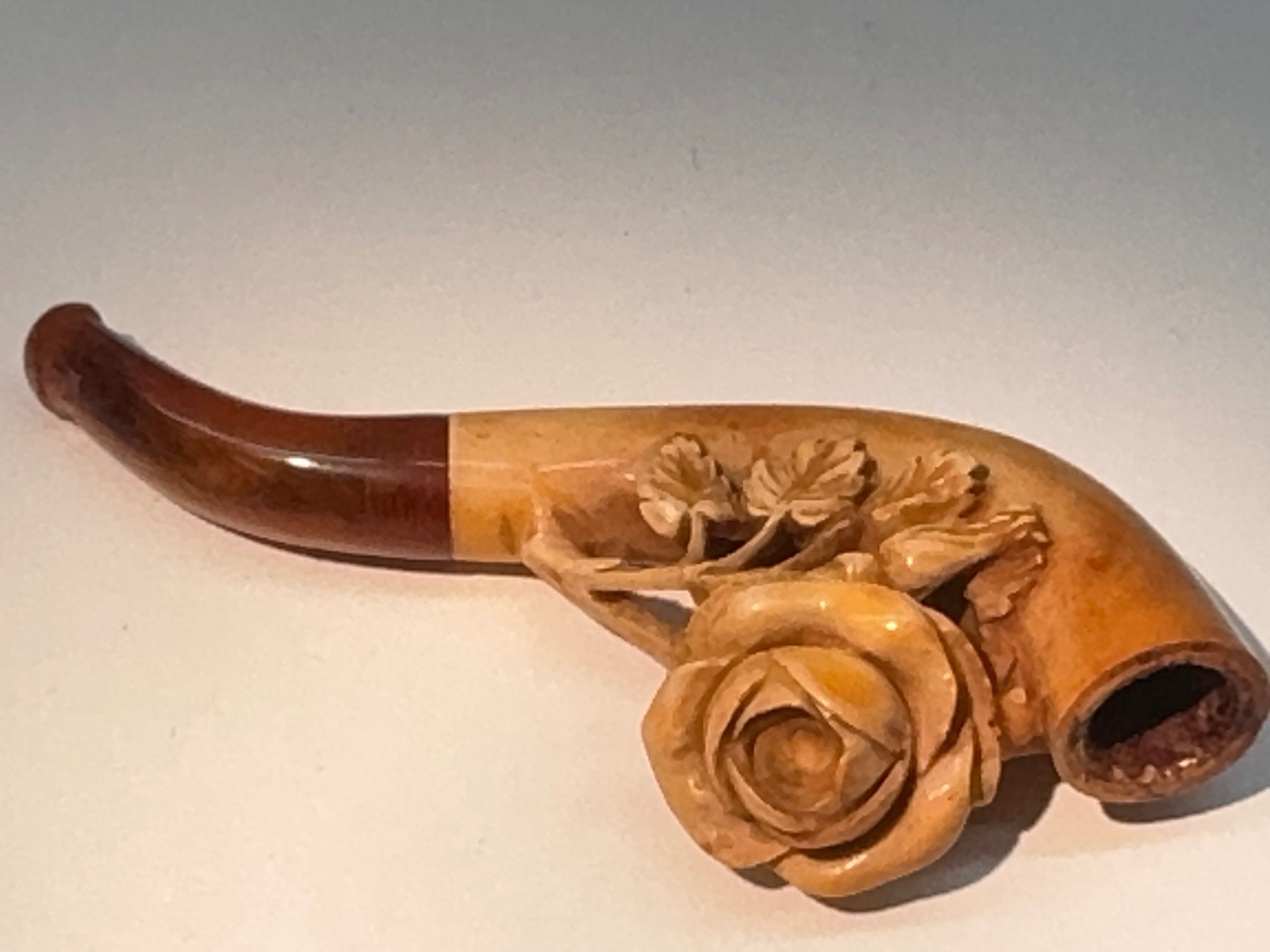 Pipe & Accessori: Kleine Antike Tabakspfeife mit prachtvoller Rose – Usato da Lostorf venduto da Peschmi10 3