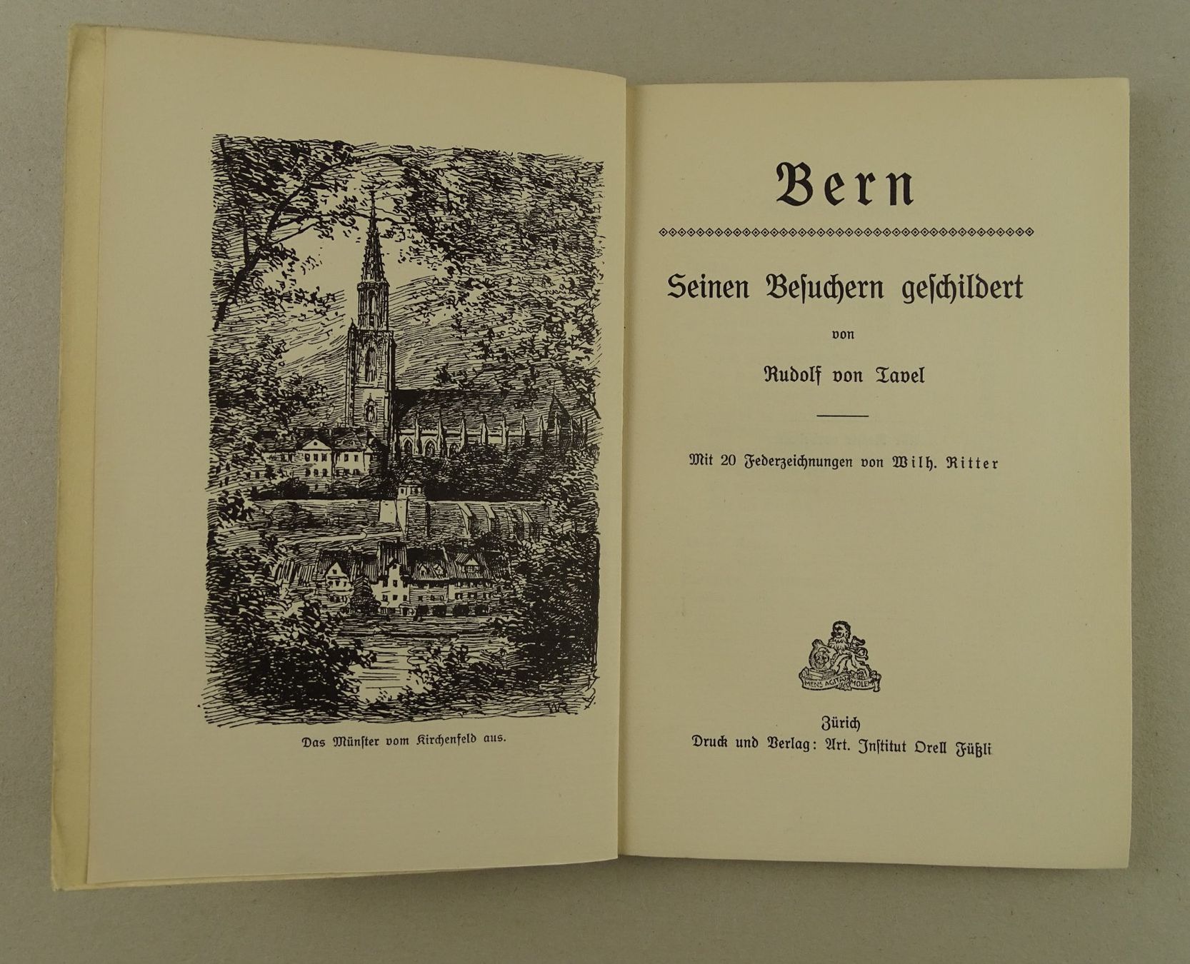 Libri: BERN, ORELL FÜSSLI’S WANDERBILDER 1911 – Usato da Grüningen venduto da Kartensammler 1